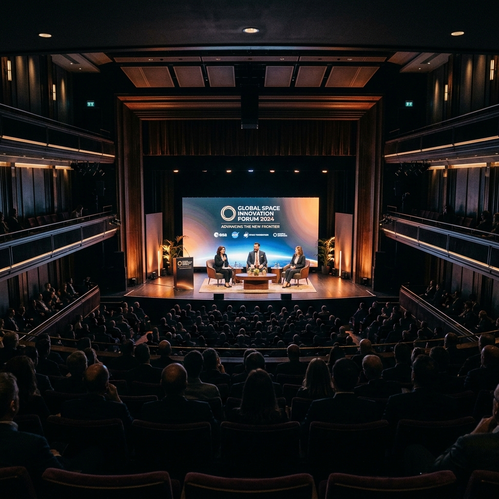 SkyFinX #1 Auditorium Stage and Panel